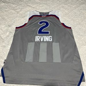 Adidas swingman size Large Kyrie Irving all star jersey worn 1x